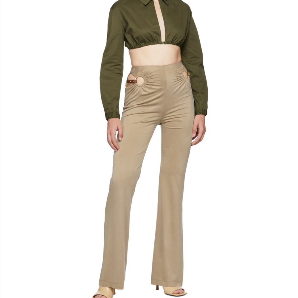 DION LEE HORSE BIT TROUSERS XXS